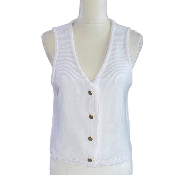 Abercrombie and Fitch Mara buttoned down sweater vest - Picture 1 of 4